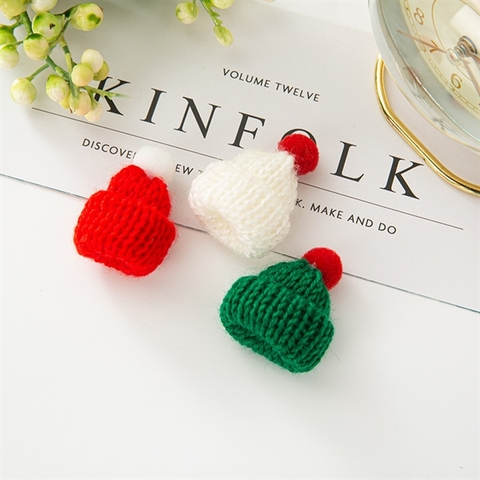 Set 3 mũ len MC XANH - ĐỎ - TRẮNG ko que
