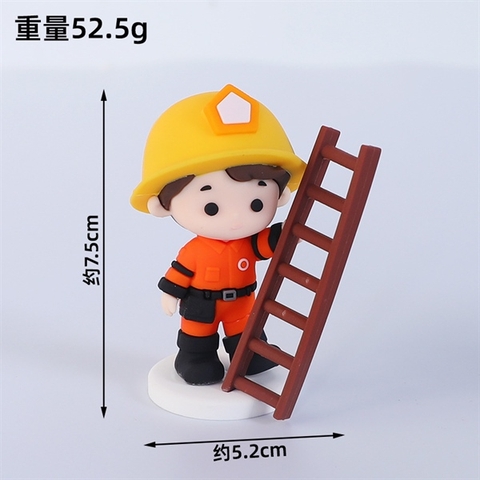 KUTE SIÊU CẤP chú lính cứu hoả + THANG