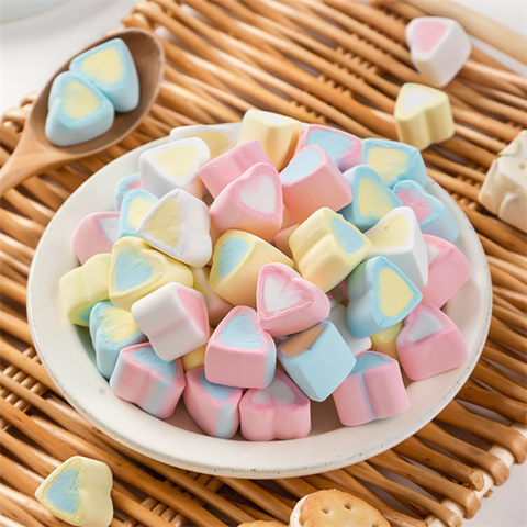 Kẹo Marshmallow TIM NHỎ SẮC MÀU gói 500g