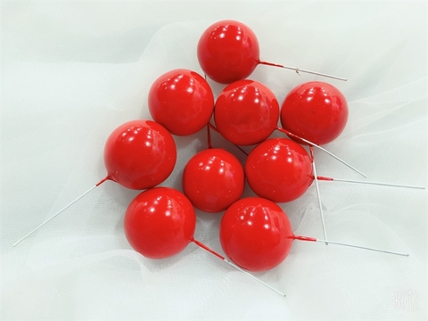 Chùm bóng ĐỎ 4cm (bịch 10 quả)
