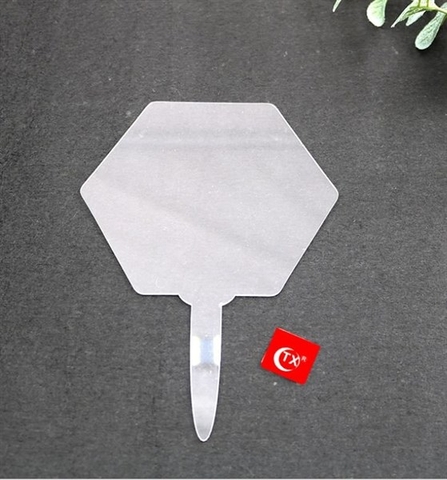 Cake topper lục giác trong-SALE