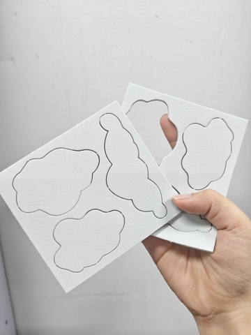 SET mây xốp trắng hàng loại 2