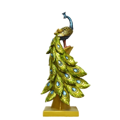 DC nhà Công xanh đuôi nhũ vàng size nhỏ 33cm