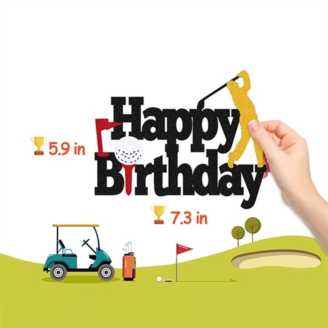 Que cắm HPBD màu đen + chơi golf