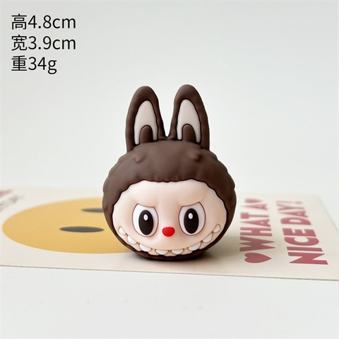 Kute siêu cấp đầu Labubu màu NÂU ĐẬM