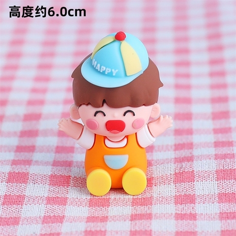 KUTE bé TRAI quần YẾM VÀNG NGỒI + mũ xanh