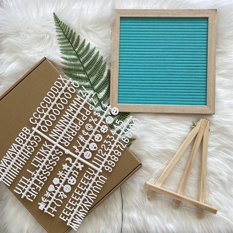 Bảng chữ cái decor chụp ảnh/trang trí tiệc màu XANH DƯƠNG