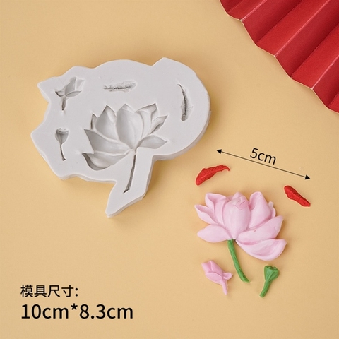 Khuôn f slc LÁ SEN + CÁ CHÉP