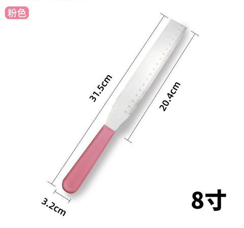 Dao chà láng thẳng có khắc thước size 31 cm loại đẹp (giao màu ngẫu nhiên)