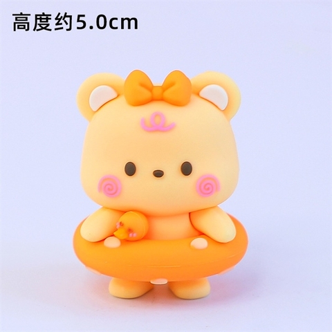 Kute Bé Gấu Vàng ôm Phao CAM