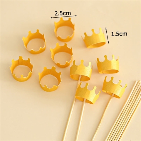 Que cắm Set 10 VƯƠNG MIỆN VÀNG - Giấy nhám