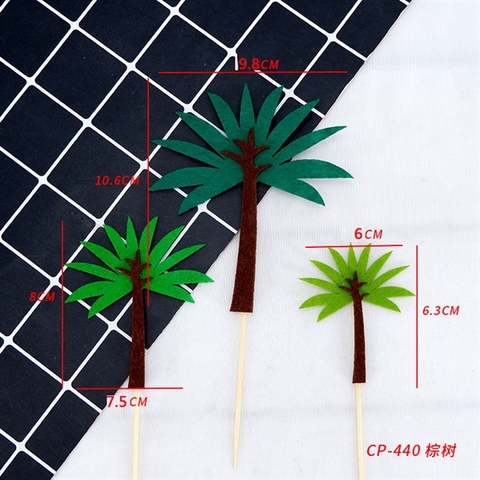 Set Que vải dạ cây TÁN CỌ 3 que TO NHỎ