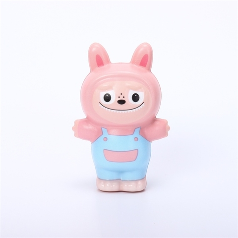 Đồ chơi LABUBU đứng YẾM XANH DƯƠNG Squishy
