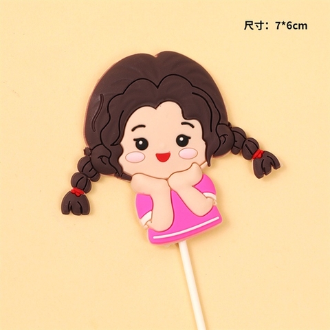 Que kute bé gái CHỐNG CẰM, BÍM TÓC 2 BÊN