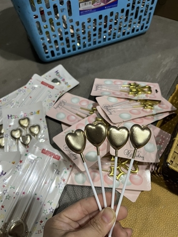 Set 4 nến TIM màu VÀNG (SET) TL