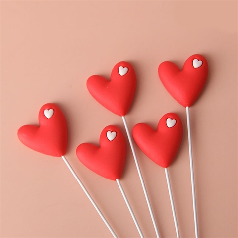 SET que cắm 5 tim SLC màu ĐỎ