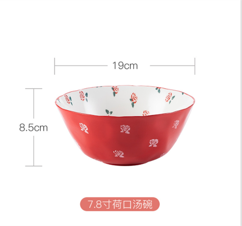 Thiên nga ĐỎ- bát tô canh 19*7cm