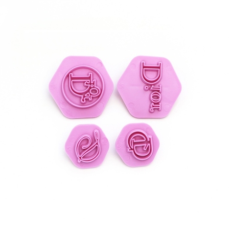 Set 4 khuôn nhấn DIOR mã mới