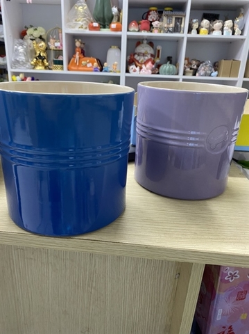 Hũ LC 3.5L màu xanh