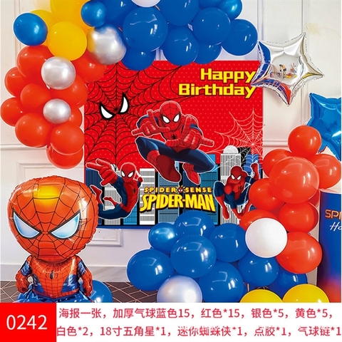 SET Bóng bay + Bóng chữ HPBD + PHụ kiện 0242 (CÓ KÈM BƠM)