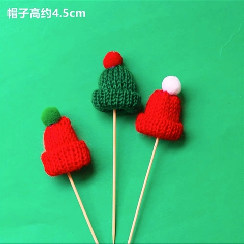 Set que cắm MC 3 MŨ LEN XANH ĐỎ