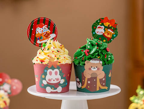 Cup nướng MC MIX MẪU lốc 50c