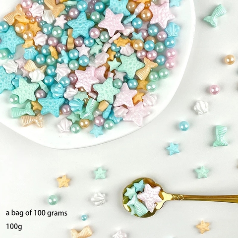 Cốm đuôi cá sao sò xanh hồng mã mới (100g)