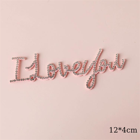 SET 5 I LOVE YOU ĐÍNH ĐÁ HỒNG