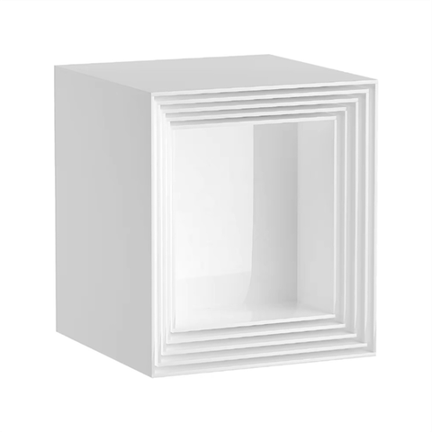 Khối hộp vuông bày tiệc nhựa acrylic - size 22*20cm