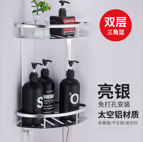 Kệ inox tam giác 2 tầng
