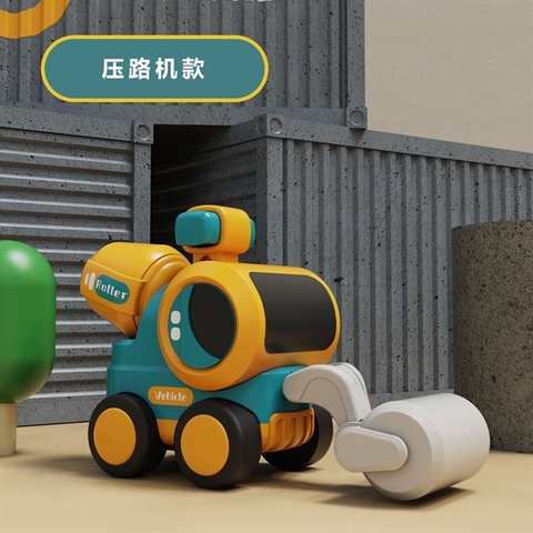 Đồ chơi XE LU MÀU XANH MINT nhựa đẹp CHẠY CÓT