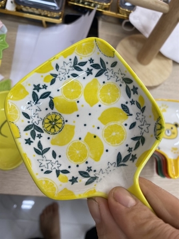 Chảo mini-đĩa chấm quả chanh 12*8.5*2.5cm C6