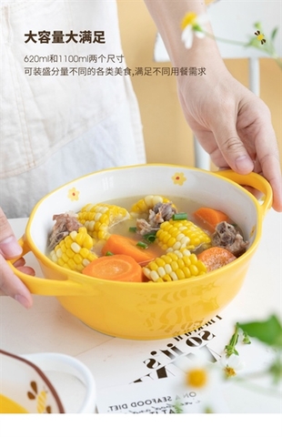 ONG VÀNG-ÂU 2 quai ong hoa vàng 20*15.5*6.5-480g