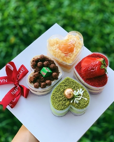 Ly pudding trái tim GD7745 150ml-Không nắp