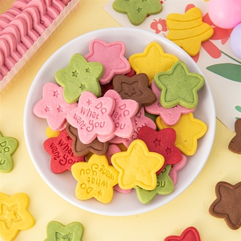 Bánh quy SAO sắc màu gói 300g