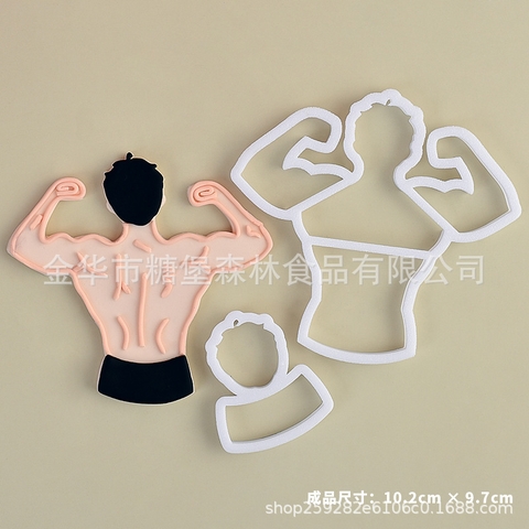 Khuôn nhấn thanh niên tập Gym mã 3