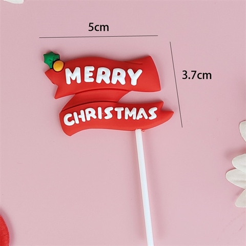 Que kute MC noel 2 dải cờ đỏ MC