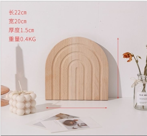 DC-chụp ảnh GỖ cầu vồng nhỏ (KT 22*20*1.5cm)