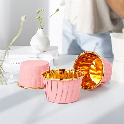 Cốc cupcake nướng HỒNG -50c/lốc