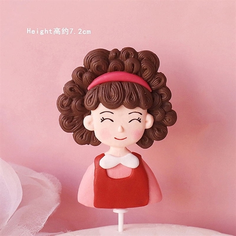 Que kute SLC mẹ áo đỏ tóc XÙ MÌ