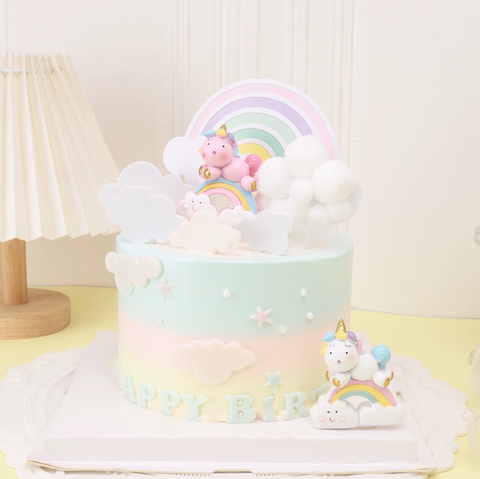 Đồ chơi Unicor HỒNG cưỡi cầu vồng SỨ