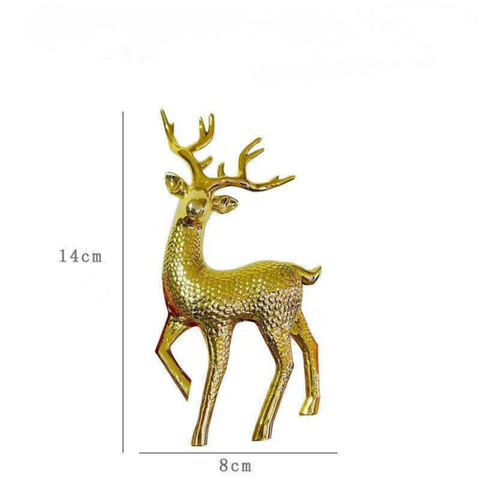 Trang trí tuần lộc vàng