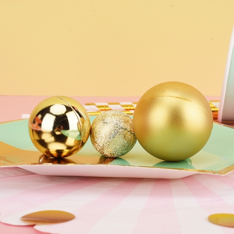 Set trang trí 3 quả bóng vàng