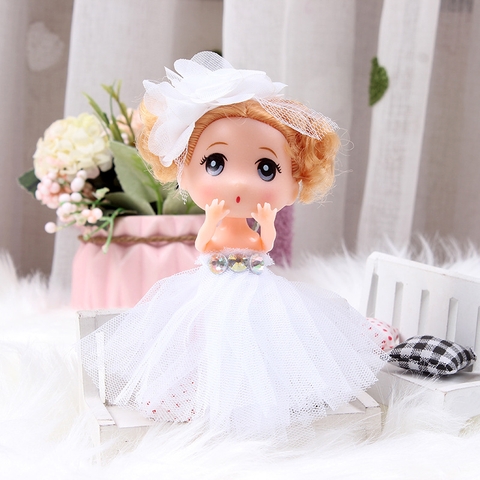 BB ren váy trắng 12cm