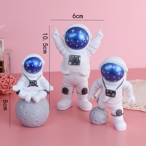 Đồ chơi set 3 phi hành gia XANH-NHỰA