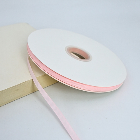 Rb 0,6cm*91m vải sần MÀU HỒNG