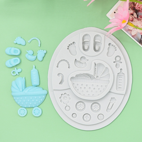 Khuôn F SLC xe nôi, bình sữa, bàn chân