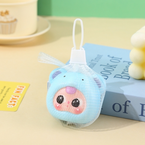 Đồ chơi BABY THREE đầu màu XANH DƯƠNG Squishy 7cm