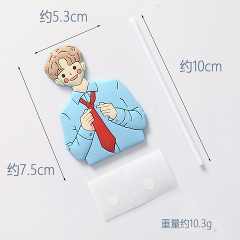 20/11 Kute slc thầy áo áo xanh cà vạt đỏ