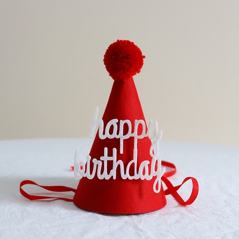 Mũ vải dạ ĐỎ mẫu mới